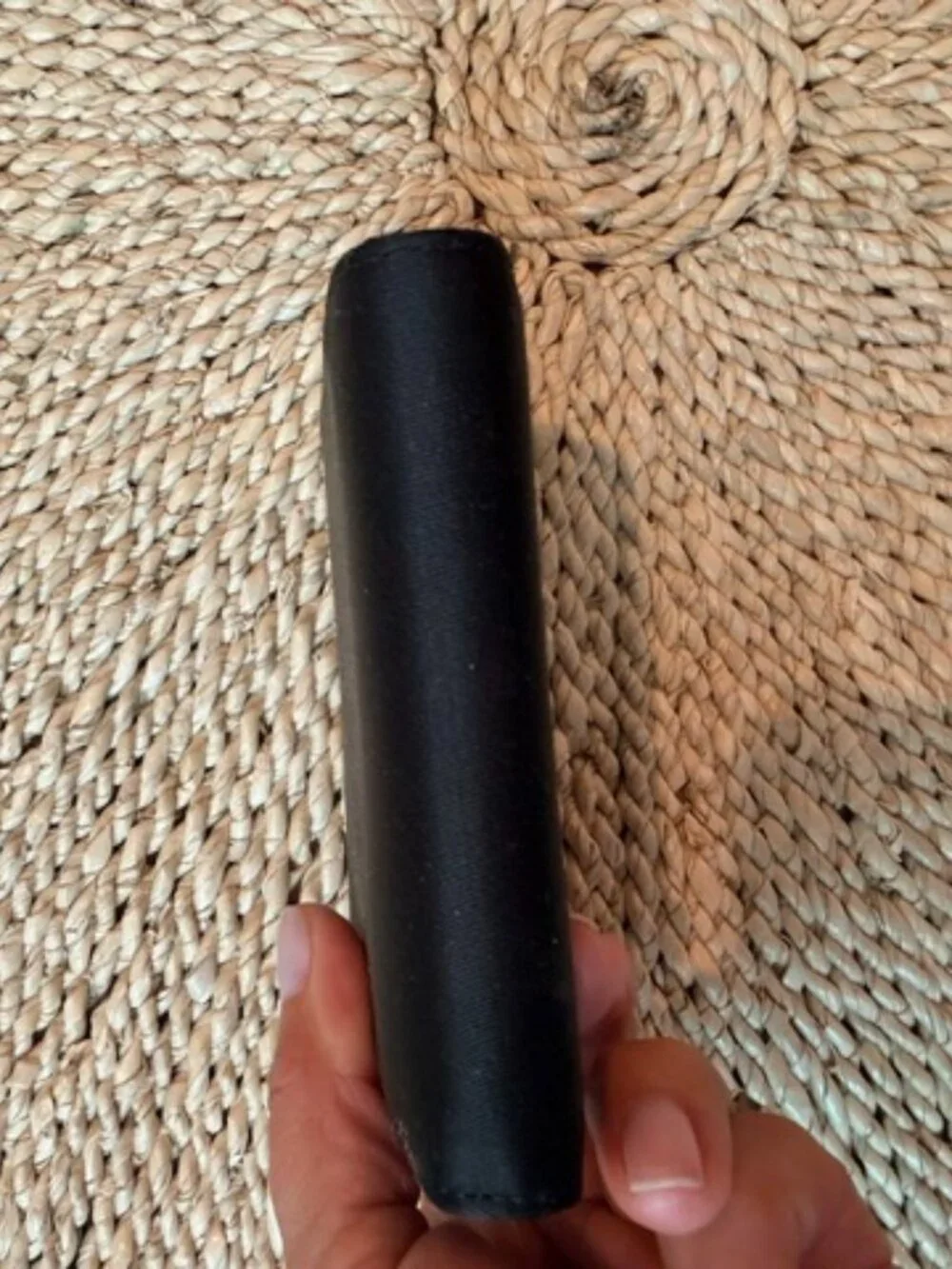 Vintage Kate Spade Black Nylon Trifold Compact Wallet